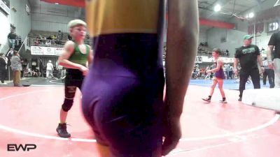 67 lbs Final - Gracelynn Pinkston, Pocola Youth Wrestling vs Lincoln Sanders, Sallisaw Takedown Club