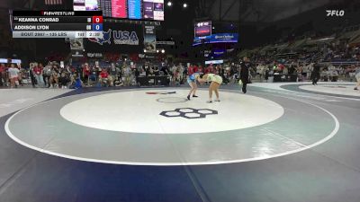 135 lbs Cons. Rd Of 16 - Keanna Conrad, ID vs Addison Lyon, OH