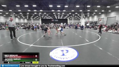 113 lbs Quarterfinal - Jackson Shipley, 3F Wrestling vs Nico DeSalvo, Sebolt Wrestling Academy