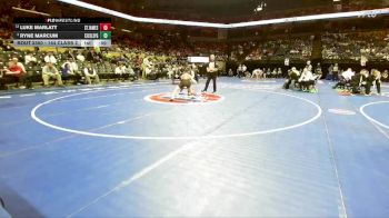 144 Class 2 lbs Cons. Semi - Ryne Marcum, Excelsior Springs vs Luke Marlatt, St. James