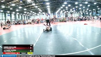 105 lbs Rd# 3 12:00pm Friday - Aiden McClure, Mat Assassins vs Lytning Hazen, Terps Demons