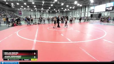 74 lbs Cons. Round 3 - Ayden Hernandez, Ascend Wrestling Academy vs Declan Reeves, Salem Elite Mat Club