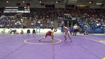157 lbs Cons. Semi - Christian Stanek, Central vs Zachary Montez, Coe