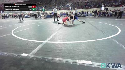 80 lbs Consolation - Brodie Harmon, Duncan Demon Wrestling vs Chase Burrows, Chickasha Wrestling