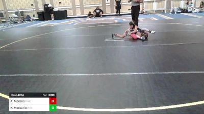 53 lbs Consi Of 8 #2 - Alijah Moreno, Threshold WC vs Kaine Mercurio, Peterson Grapplers