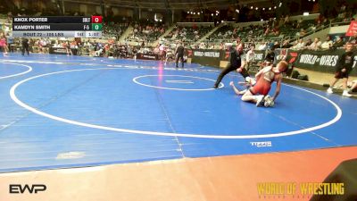 105 lbs Quarterfinal - Knox Porter, Sebolt Wrestling Academy vs Kamdyn Smith, F-5 Grappling