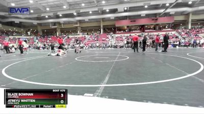 100 lbs Cons. Semi - Blaze Bowman, Columbus vs Atreyu Whitten, Open Mats