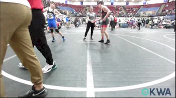 130 lbs Semifinal - Barrett Johnson, Pauls Valley Wrestling Club vs Wager Silvis, Team Guthrie Wrestling