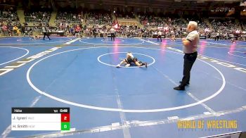 75 lbs Quarterfinal - JoJo Igneri, Yale Street vs Hunter Smith, Heat