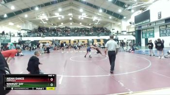 120 lbs Semifinal - WahNay Say, New Plymouth vs Aidan Dance, Sawtooth