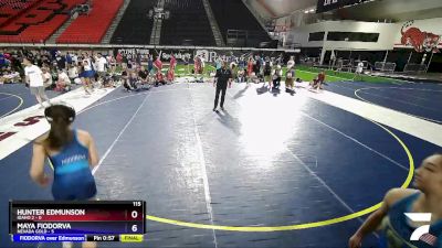 120 lbs Quarters & Wb (16 Team) - Olivia Gutierrez, Idaho 2 vs NOE LUTZ, Nevada GOLD