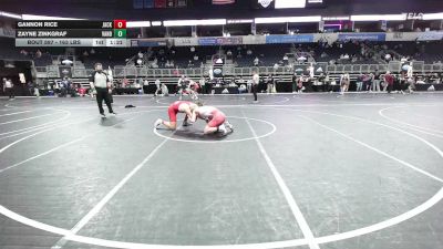 163 lbs Final - Gannon Rice, Jackson HS vs Zayne Zinkgraf, Vandals