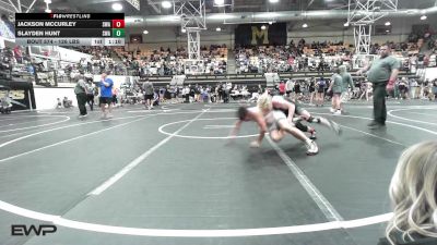 126 lbs Final - Jackson Mccurley, Shelton Wrestling Academy vs Slayden Hunt, Shelton Wrestling Academy