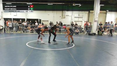 165 lbs Round Of 128 - Khary Mccall, OH vs Justin Ryland, DE