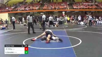 170 lbs Quarterfinal - Brock Fettig, Gorilla WC vs Alexzander Gonzales, Shakopee High School