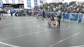 100 lbs Cons. Round 2 - Claire Avila, Alhambra/Alhambra vs Noemi Delgado, Duarte