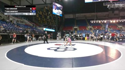 110 lbs Champ. Rd Of 32 - Mai Graham, PA vs Zoe Dempsey, IL