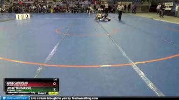 120 lbs Champ. Round 1 - Jesse Thompson, Bismarck Legacy vs Alex Cariveau, Grand Forks Central