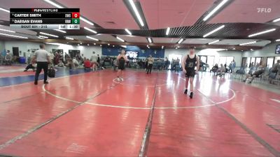 215 lbs Round 1 - Carter Smith, Suples Wrestling Club vs Daegan Evans, Raft River Wrestling