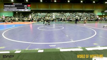 138 lbs Round Of 32 - Stephen Meek, Sanderson Wrestling Academy vs Chase Claassen, Windsor Wrestling Club