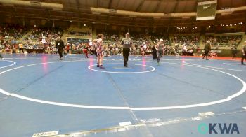 110 lbs Quarterfinal - Tyson Brown, Choctaw Ironman Youth Wrestling vs Sean Taylor, Sallisaw Takedown Club