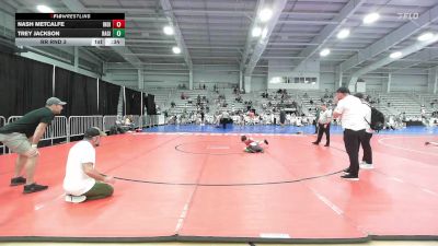 85 lbs Rr Rnd 3 - Nash Metcalfe, Indiana Outlaws Green vs Trey Jackson, Ragin Raisins Fredonia ES