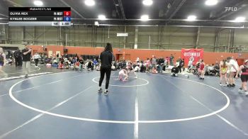 75 lbs Rr Rnd 4 - Olivia Rex, PA West Yellow - GK8 vs Kynlee Boozer, PA West Black - GK8