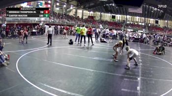 100 lbs Cons. Round 2 - Carter Walton, Lincoln Squires Wrestling Club vs Jeremiah Thompson Jr., The Best Wrestler