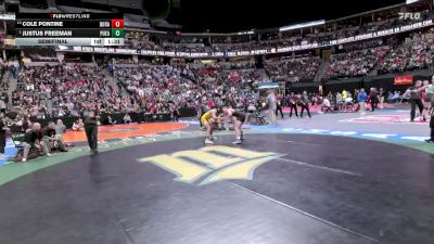 157-4A Semifinal - Justus Freeman, Pueblo East vs Cole Pontine, Durango