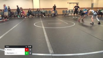 70 lbs Rr Rnd 3 - Elijah Weeks, K4 BTC Free Agents vs TJ Markijohn, K4 Tri State Hammers