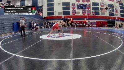 172 lbs Consy 1 - Christian Yanosko, Fort Cherry vs Jack Miles, Laurel