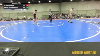 135 lbs Rr Rnd 1 - Tyler Holmes, Full Circle 14U vs Shane Ostermiller, Untouchables 14u Purple