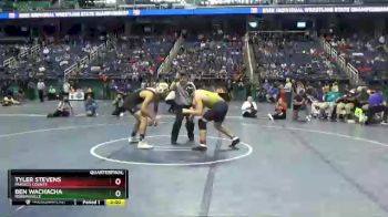 1 lbs Quarterfinal - Tyler Stevens, Pamlico County vs Ben Wachacha, Robbinsville