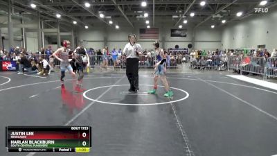 95 lbs Cons. Round 2 - Justin Lee, Renegades vs Harlan Blackburn, South Central Punishers