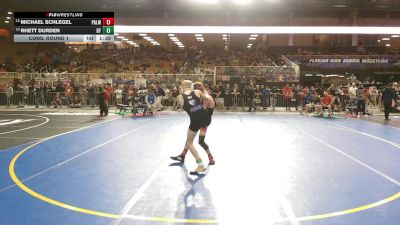 113 3A Cons. Round 1 - Michael Schlegel, Palmetto vs Rhett Durden, Bartram Trail