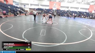 174 lbs Quarterfinal - Adam Frost, Trinity (CT) vs Simon Bishop, Case Western Reserve