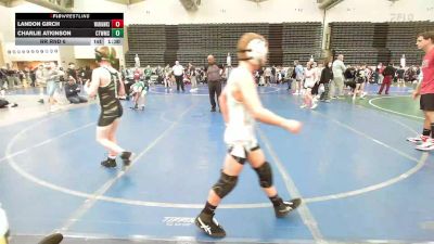 81 lbs Rr Rnd 6 - Landon Girch, Warhawks Wrestling Black vs Charlie Atkinson, CTWhale