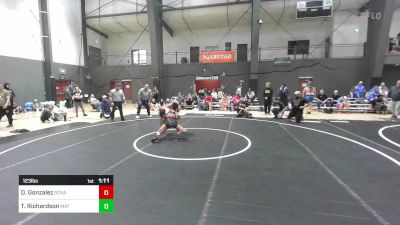 123 lbs Quarterfinal - David Gonzalez, Scrap Yard Garage vs Trevor Richardson, Mat Demon WC