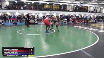 180 lbs Quarterfinal - Mickaela Keane, Northern Michigan University vs Shenita Lawson, North Central College