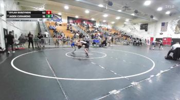 106 lbs Cons. Round 4 - Dylan Duszynski, Lutheran/Orange vs Jaden Curameng, Valencia/Placentia
