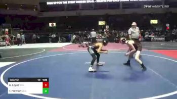 95 lbs Quarterfinal - Aj Lopez, Grindhouse vs Tobey Forman, Nevada Elite