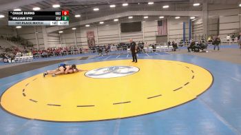 6 - 215 lbs 1st Place Match - Chase Burns, Grassfield vs William Etu, Stafford