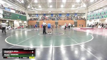 106 lbs Champ. Round 2 - Rickey Orsborn, Chaparral vs Francisco Avila, Orange Glen