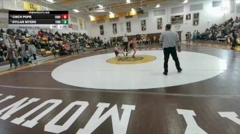 120 lbs Semifinal - Dyllan Myers, Thermopolis vs Cinch Pope, Cokeville