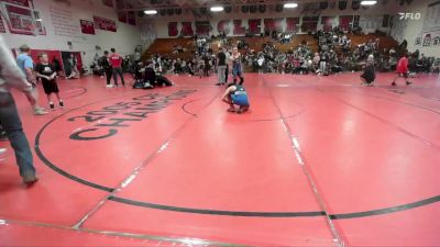 112-117 lbs Round 3 - Jaxon Powell, Rough House vs Ehziah Langston, Wrightwood Wrestling Club