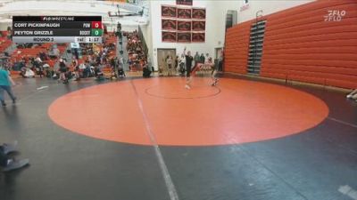 87-88 lbs Round 3 - Peyton Grizzle, Rocky Mountain Middle School vs Cort Pickinpaugh, Powell Middle School