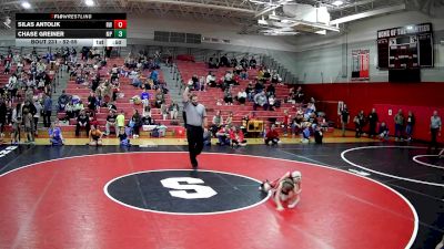 52-55 lbs Round 4 - Silas Antolik, Roughhouse Wrestling vs Chase Greiner, Mt. Pleasant