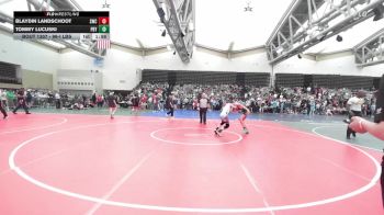 96-I lbs Round Of 32 - Blaydin Landschoot, Seagull Wrestling Club vs Tommy Lucuski, Pennsbury Falcons