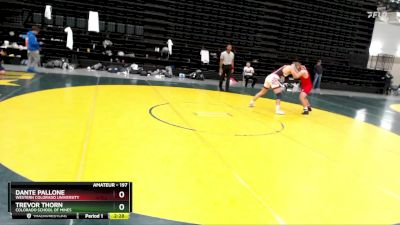 197 lbs Cons. Round 5 - Dante Pallone, Western Colorado University vs Trevor Thorn, Colorado School Of Mines