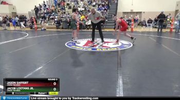 130 lbs Round 3 - Jacob Lootans Jr., Crass Trained vs Jason Saffert, Crass Trained